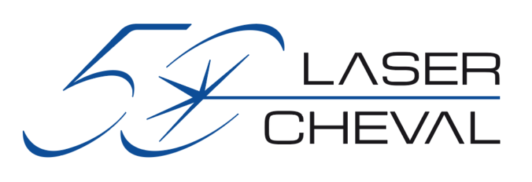 Logo de Laser Cheval pour le jubilé de son cinquantième.