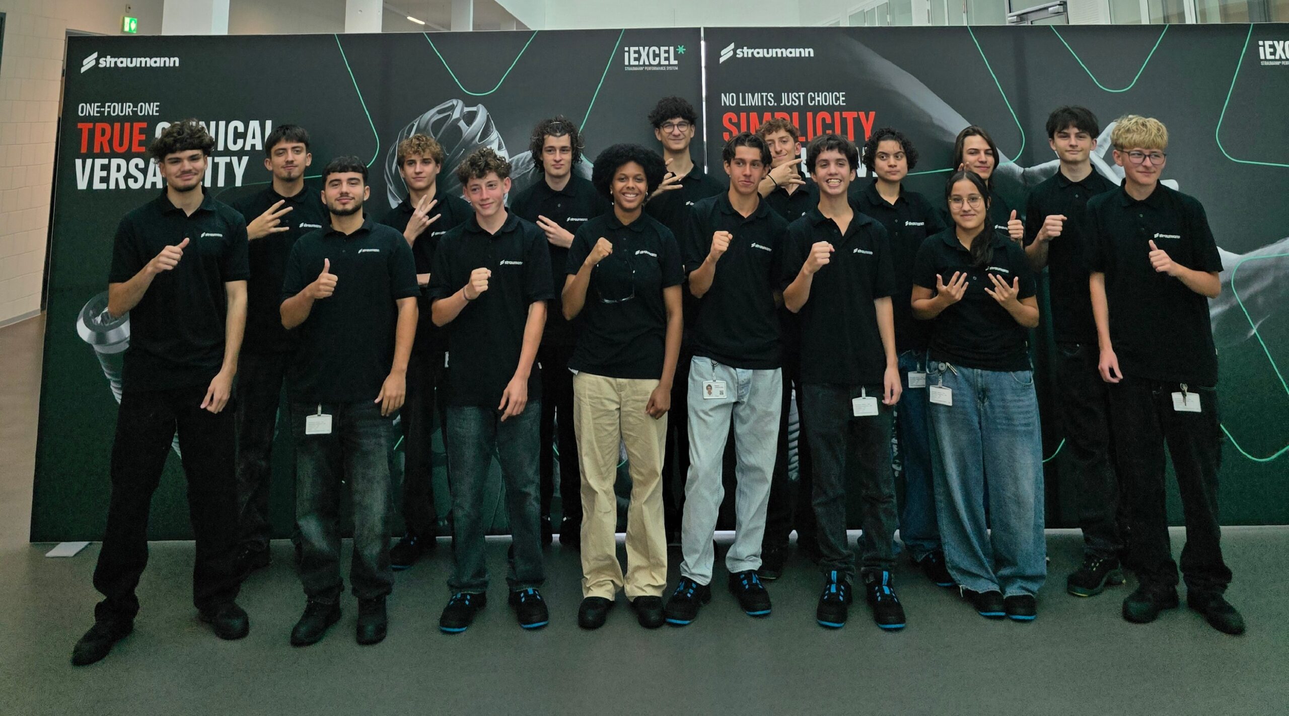 Le centre de formation Straumann Villeret compte 4 formateurs à plein temps et 18 apprentis tous passionnés !