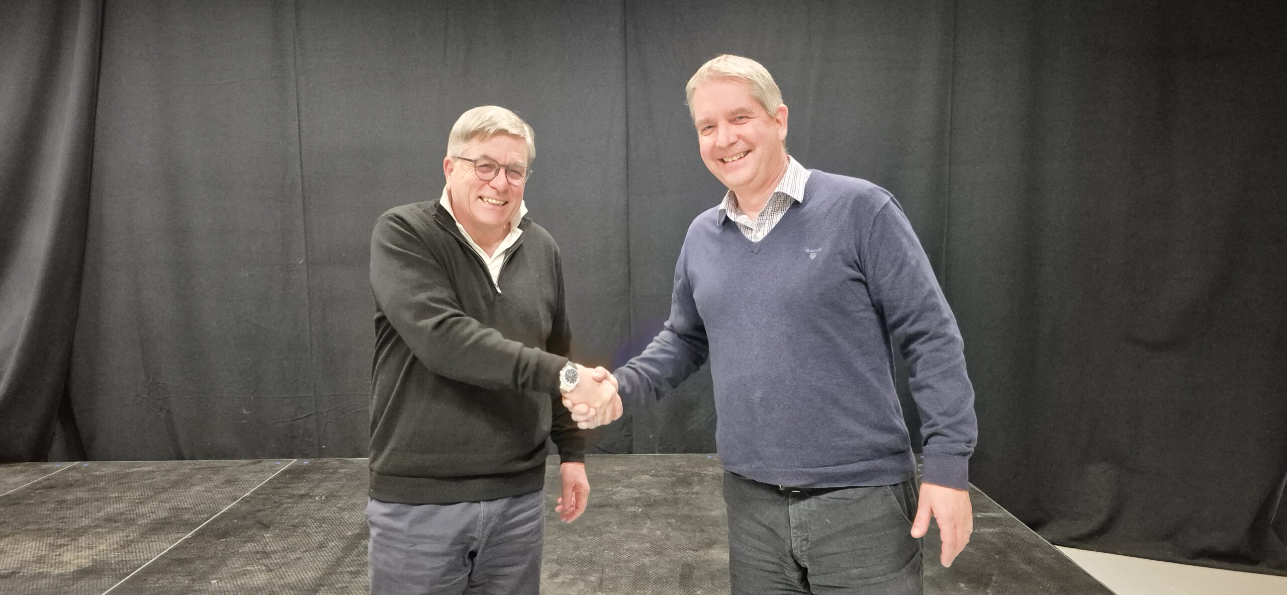 Dominique Lauener, président du CAAJ (à gauche), et John Chaignat, président du CEPIM et nouveau président de GenTech, se réjouissent de la création de cette entité au service des apprentis.