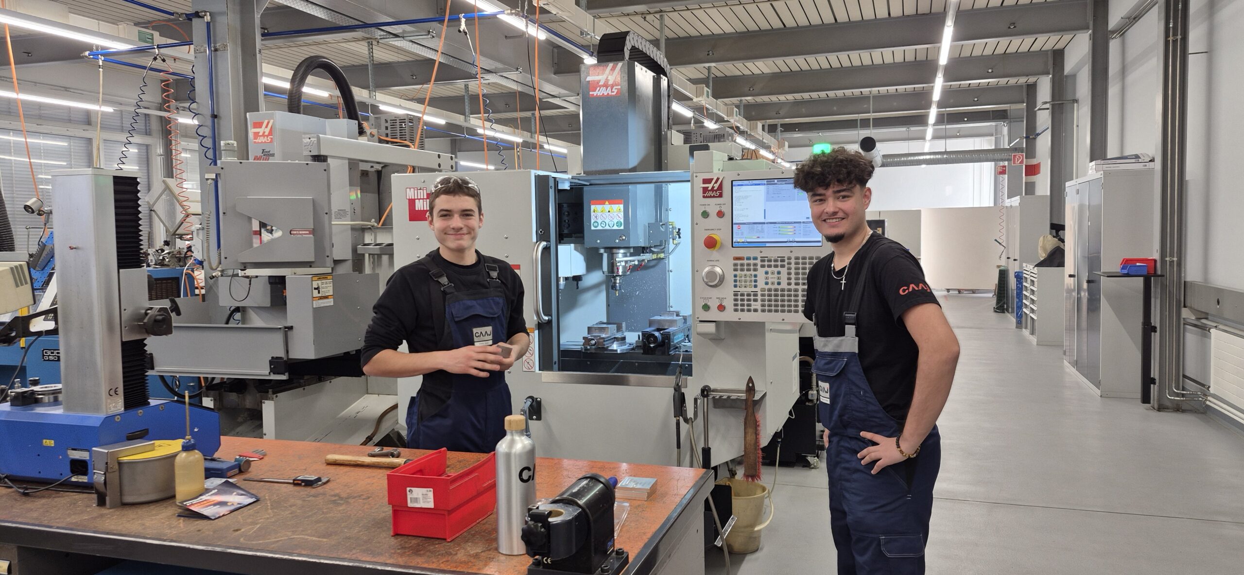 Les apprentis du CAAJ travaillent dans un atelier spacieux et propre !