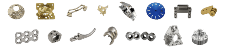 Modèles de pièces réalisables avec PreciMill 5X.