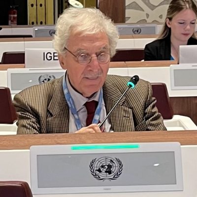 Vittorio Verzura aux Nations Unies, Genève.